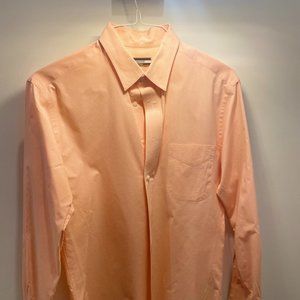 Haberdash, Orange, Pastel, Men's Dress Shirt, Size 16R